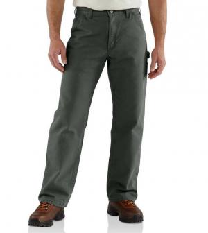 Carhartt Loose Fit Washed Duck Flannel-Lined Utility Work Pant