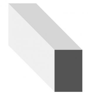 12' Sq Parting Strip Moulding