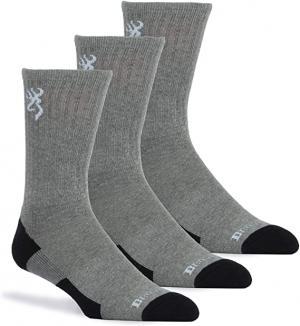 Brwng Crew Sock 3pk Edcw Hgry  L