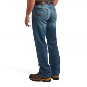 Ariat Mens Re-bar M5 Straight DuraStretch Basic Stackable Straight Leg Jean