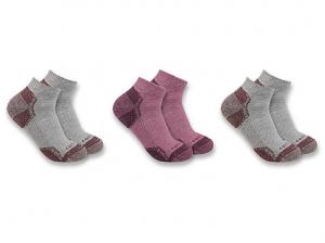 Carhartt Womens Midweight Blens Quarter Sock 3pk