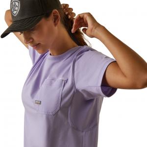 Ariat Womens Re-bar Workman Graphic Logo Tshirt Short Sleeve