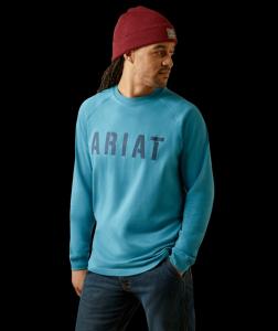 Ariat Mens Re-bar CottonStrong Block T-Shirt