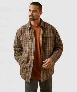 Ariat Mens Flannel Insulated Shirt Jacket