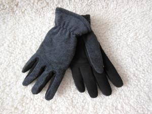 Womens Fleece Glove with Deer Suede