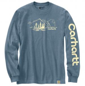 Carhartt Mens Heavyweight Graphic Long Sleeve Tshirt