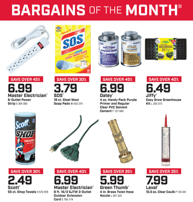 Bargains of the Month February